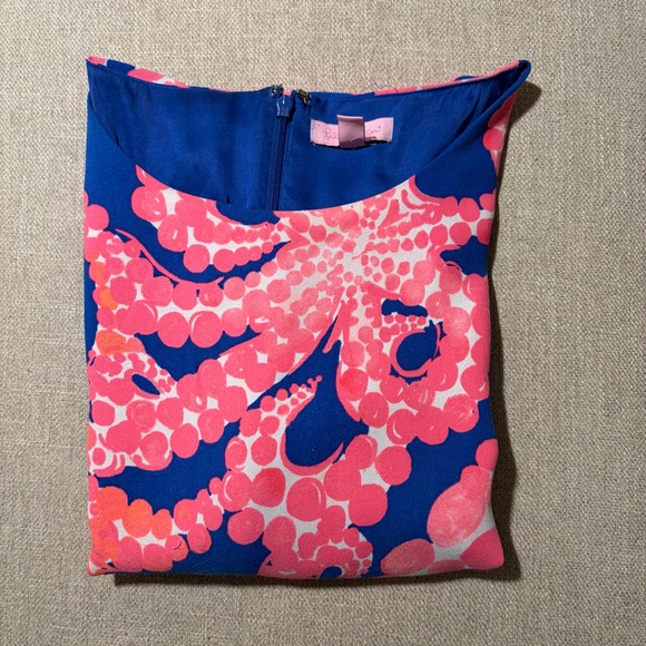 Lilly Pulitzer Sleeveless Octopus Print Romper Dress Size 12 RN 88189 - Picture 6 of 8